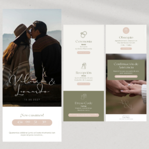 Modern Blush Wedding Website